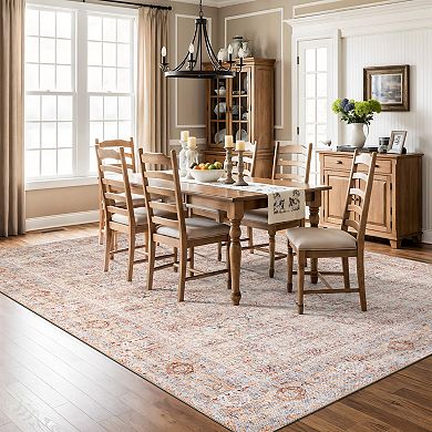 World Rug Gallery Floral Washable Rug