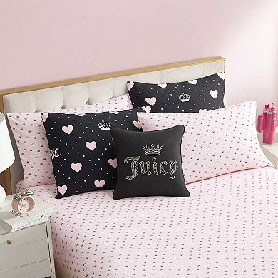 Juicy Couture 8-Piece Bed in a Bag Hearts Comforter Set