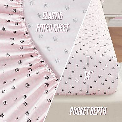 Juicy Couture 8-Piece Bed in a Bag Hearts Comforter Set