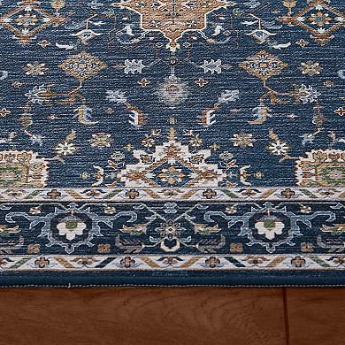 Laura Ashley Imagine Aure Chenille Washable Throw or Area Rug