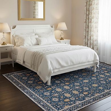 Laura Ashley Imagine Aure Chenille Washable Throw or Area Rug