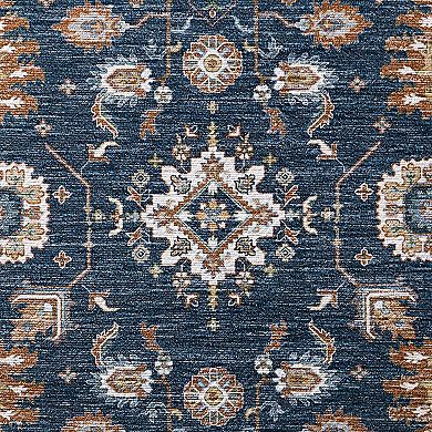Laura Ashley Imagine Aure Chenille Washable Throw or Area Rug
