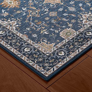 Laura Ashley Imagine Aure Chenille Washable Throw or Area Rug