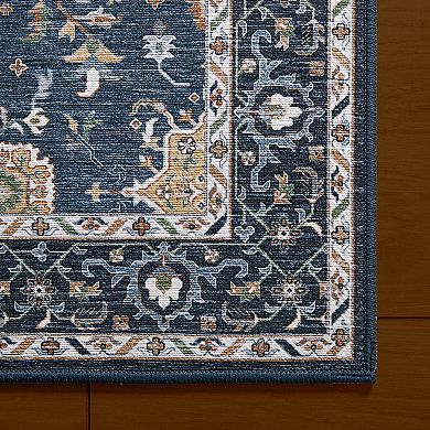 Laura Ashley Imagine Aure Chenille Washable Throw or Area Rug