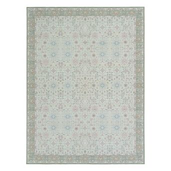 Laura Ashley Imagine Aure Chenille Washable Throw or Area Rug
