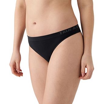 Women's True & Co. Soft Form Ribbed Thong Panty TRW263TH03J