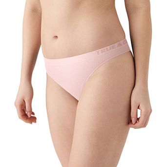 Women's True & Co. Soft Form Ribbed Thong Panty TRW263TH03J