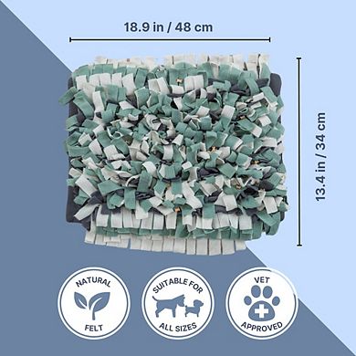 Snuffle Mat for Dogs Level 1 Enrichment Puzzle for Dogs Slow Feeder
