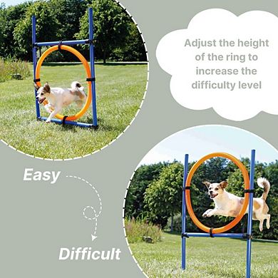 Dog Agility Jumping Ring Training Set
