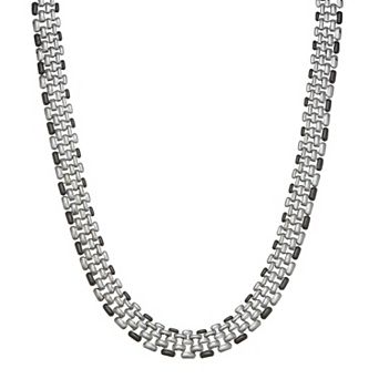 Simply Vera Vera Wang Jet Tone Chain Collar Necklace