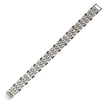 Simply Vera Vera Wang Jet Tone Chain Flex Bracelet