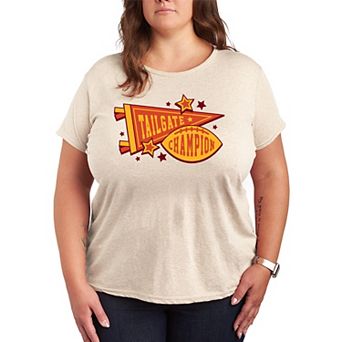 Plus Size Tailgate Champions Graphic Tee