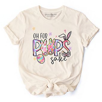 Oh For Peeps Sake T-Shirt, Funny Easter Bunny Spring Tee