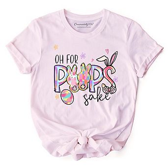 Oh For Peeps Sake T-Shirt, Funny Easter Bunny Spring Tee