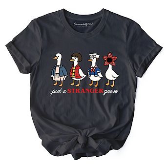Just a Stranger Goose T-Shirt, Funny Retro Tee