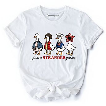 Just a Stranger Goose T-Shirt, Funny Retro Tee