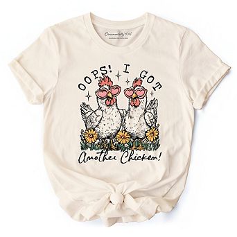Oops I Got Another Chicken T-Shirt, Funny Farm Animal Tee