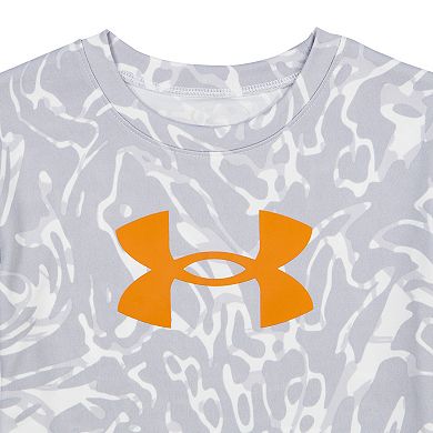 Boys 4-7 Under Armour Short Sleeve Printed Top & Shorts Set