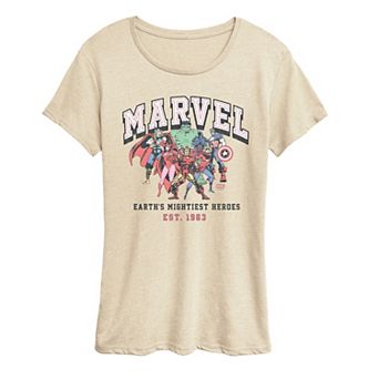 Women's Marvel Earth's Mightiest Heroes Graphic Tee
