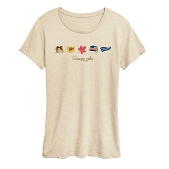 Women's Gilmore Girls Icon Collage Graphic Tee