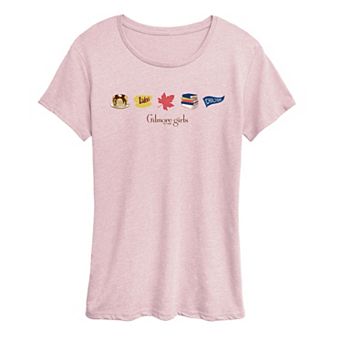 Women's Gilmore Girls Icon Collage Graphic Tee