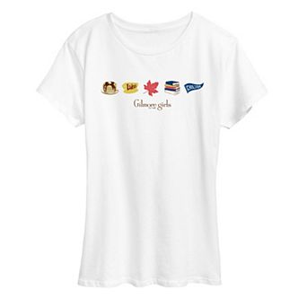 Women's Gilmore Girls Icon Collage Graphic Tee