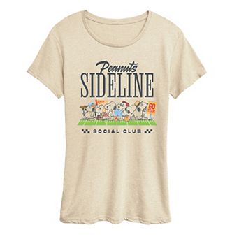 Women's Peanuts Sideline Social Club Graphic Tee