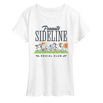 Women's Peanuts Sideline Social Club Graphic Tee