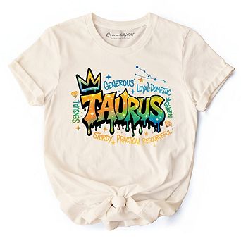 Sagittarius Graffiti Zodiac T-Shirt, Street Style Astrology Horoscope Tee
