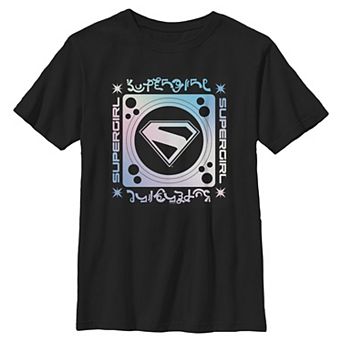 Boys 6-20 DC Comics Supergirl Metallic Logo Graphic Tee