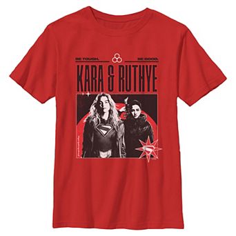 Boys 6-20 DC Comics Supergirl Kara & Ruthye Graphic Tee