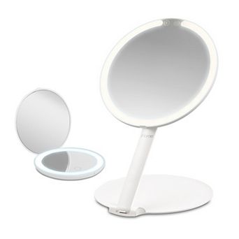 iHome 2-in-1 Lighted Mirror Set