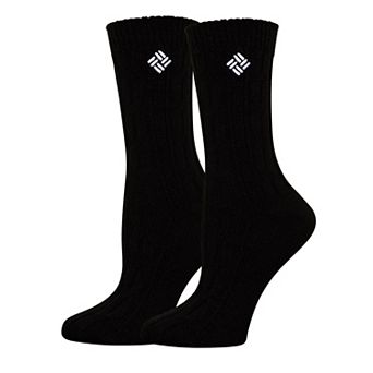 Women's Columbia Super Soft Cable Knit 2-Pack Crew Socks