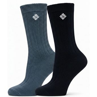 Women's Columbia Super Soft Cable Knit 2-Pack Crew Socks