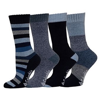 Women's Columbia Non-Stop Crew Socks 4-Pack