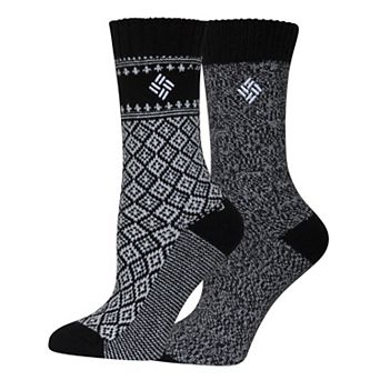 Women's Columbia Super Soft Resonate Crew 2-Pack Socks