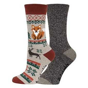 Women's Columbia Medium Weight Thermal Crew Socks 2-Pack