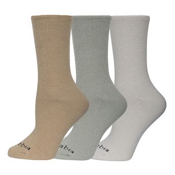 Women's Columbia Comfort Boot Crew Roll Top Socks 3-Pack
