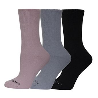 Women's Columbia Comfort Boot Crew Roll Top Socks 3-Pack