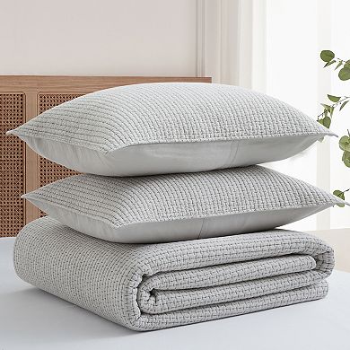 Levtex Home Pick-Stitch Artisan Quilt Set with Shams