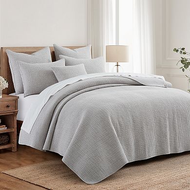 Levtex Home Pick-Stitch Artisan Quilt Set with Shams