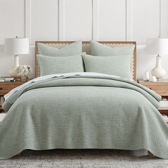 Levtex Home Pick-Stitch Artisan Quilt Set with Shams