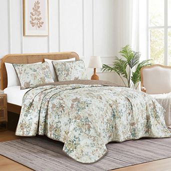 Floral Cottage Botanical Quilt Set