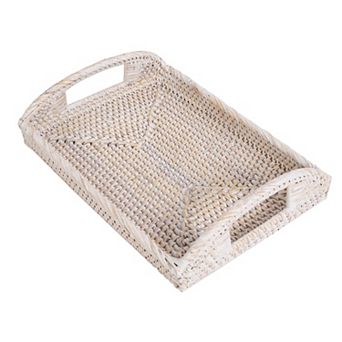 Saboga Home™ Rectangular Vanity Tray With High Handles