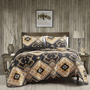 Yellow Southwestern Quilt Set