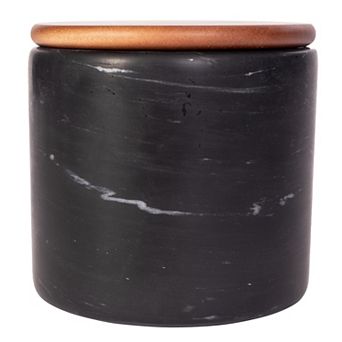Saboga Home™ Storage Canister with Sealed Wood Top