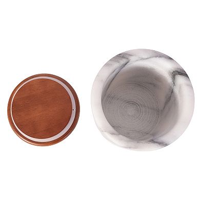 Saboga Home™ Storage Canister with Sealed Wood Top