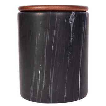 Saboga Home™ Storage Canister with Sealed Wood Top