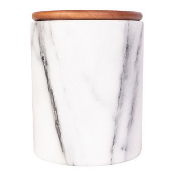 Saboga Home™ Storage Canister with Sealed Wood Top