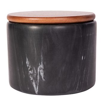 Saboga Home™ Storage Canister with Sealed Wood Top